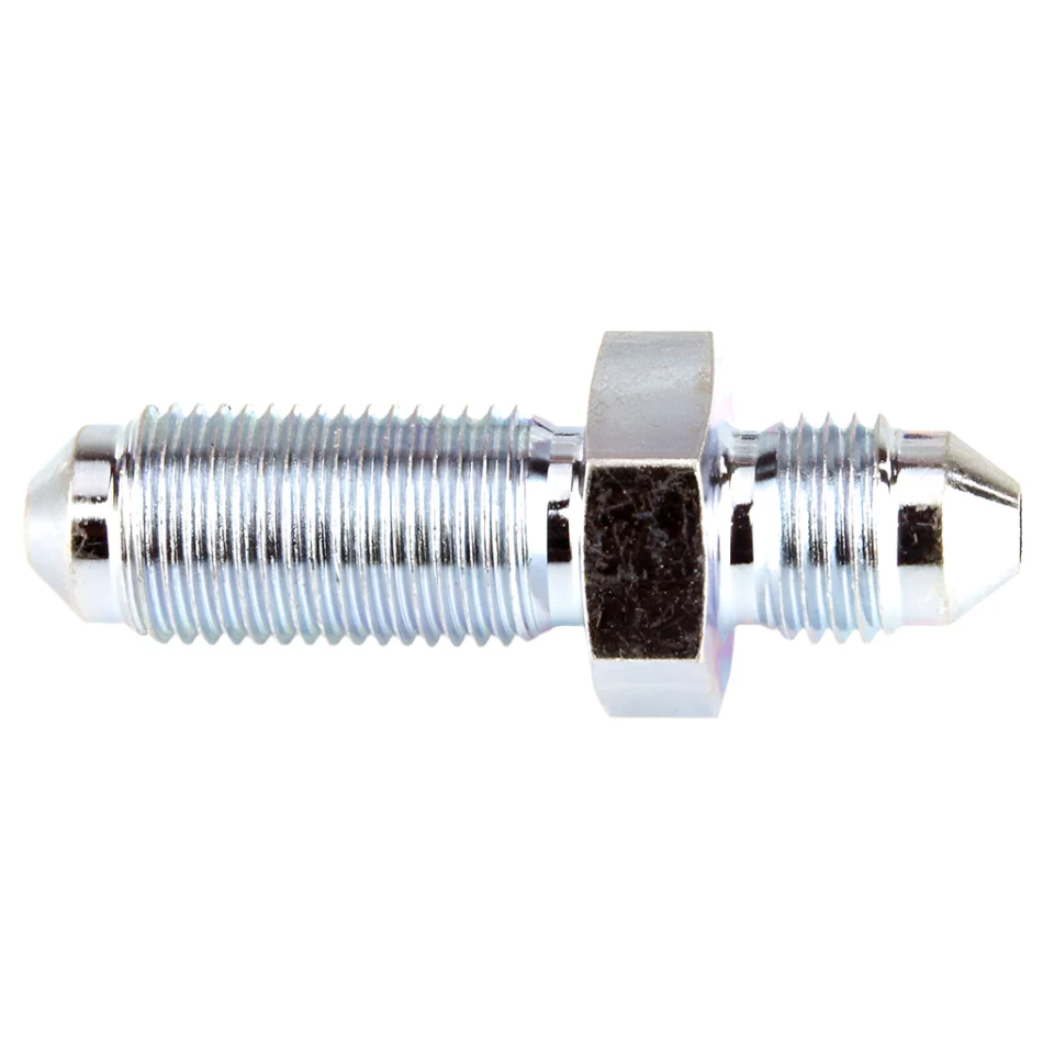 Plated Steel Bulkhead Union 3/8" UNF
