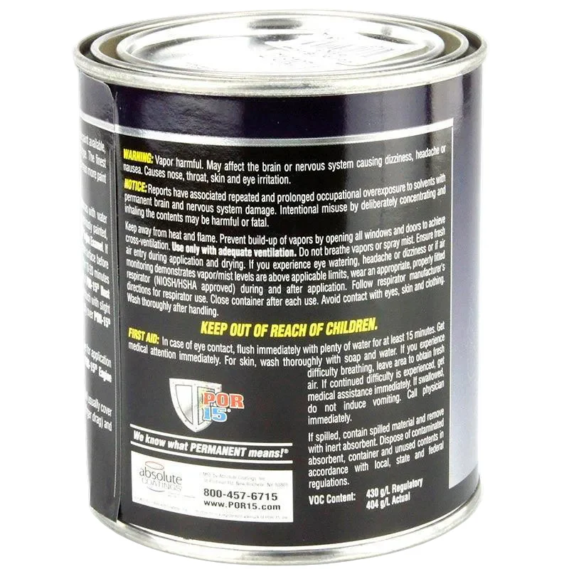 POR 15 Brush-on Engine Enamel Paint (3 COLOURS) - Image 4