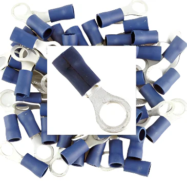 Pre Insulated Crimp Ring Terminals 5mm 50pcs - Image 2