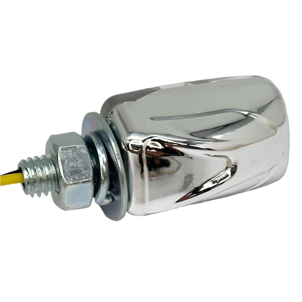 Prismatic LED Number Plate Lamp Chrome Case 29mm - Image 2
