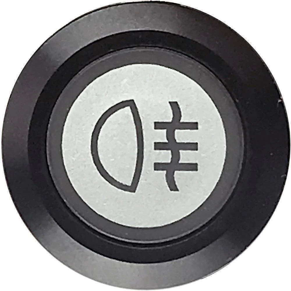Rear Fog Switch Illuminated Black Bezel