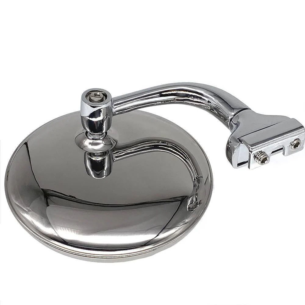 Round Clip-On Overtaking Mirror With 90 Degree Mount 102mm - Image 2