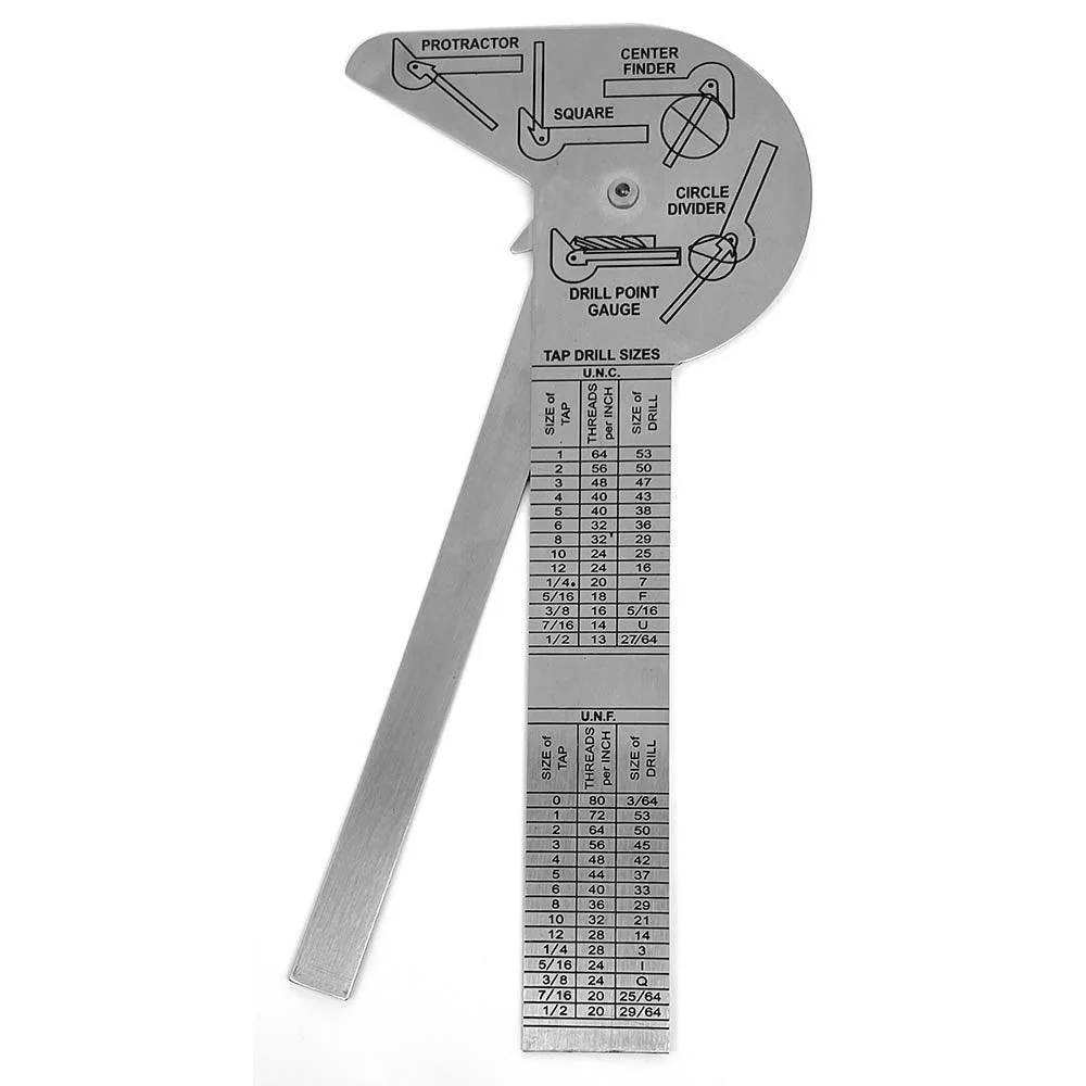 Rule and Protractor Angle Finder Multi Gauge - Image 2