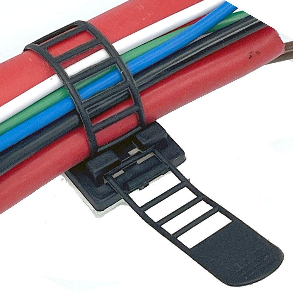 Self Adhesive Adjustable Cable Clips - Image 2
