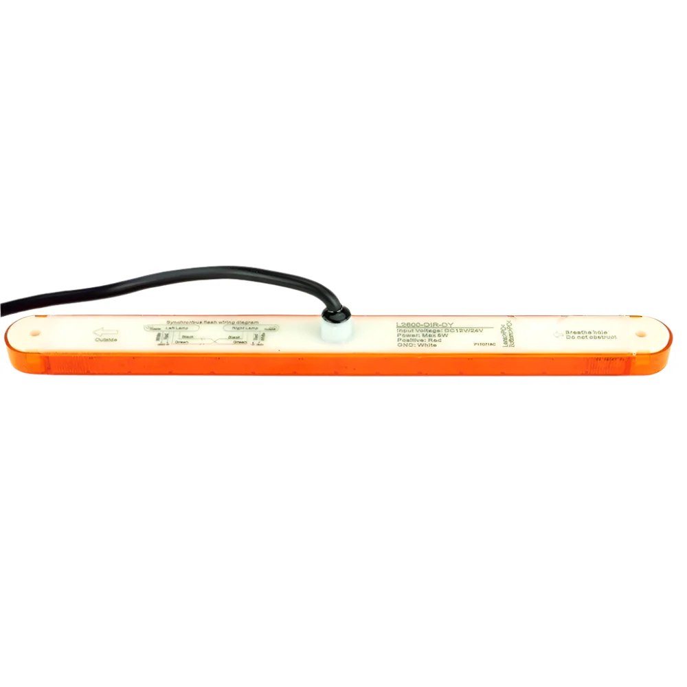 Sequencing LED 260mm Rear Amber Indicator Light - Image 4