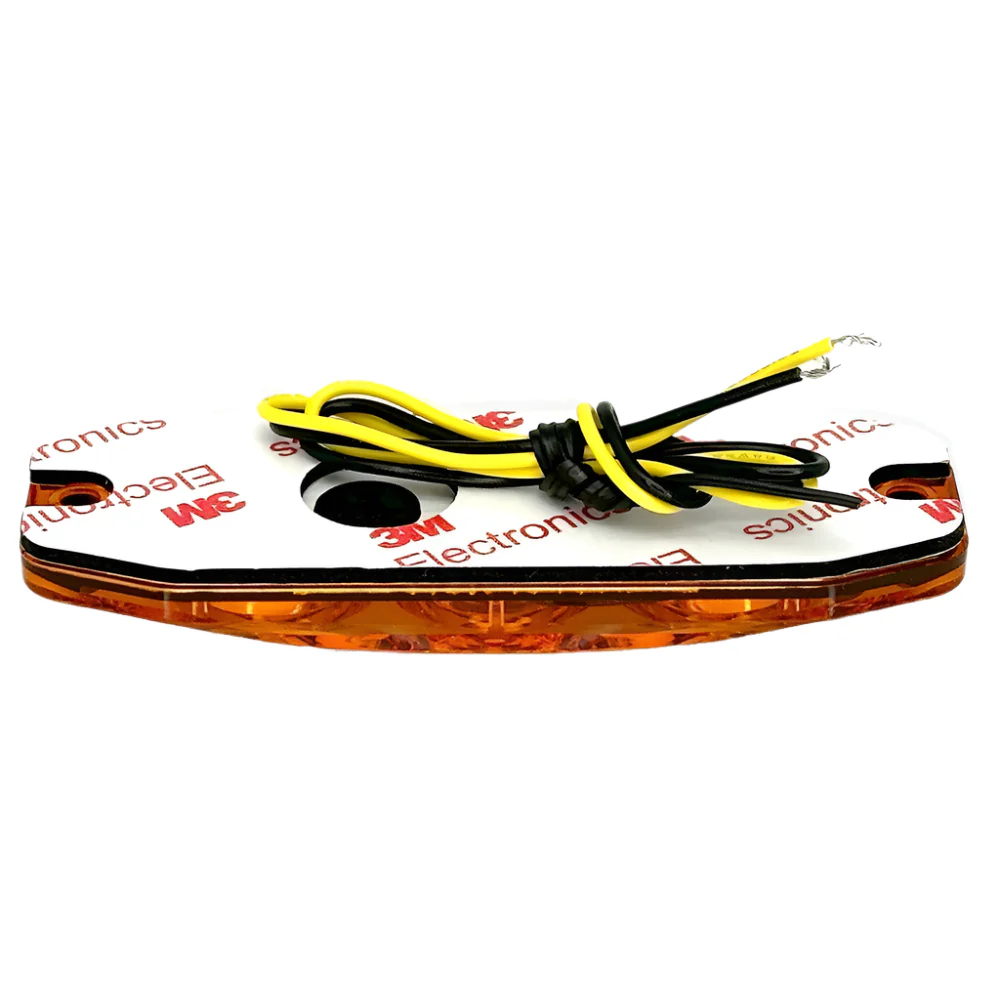 Slimline Mini LED AMBER Indicator Lamp - Image 2