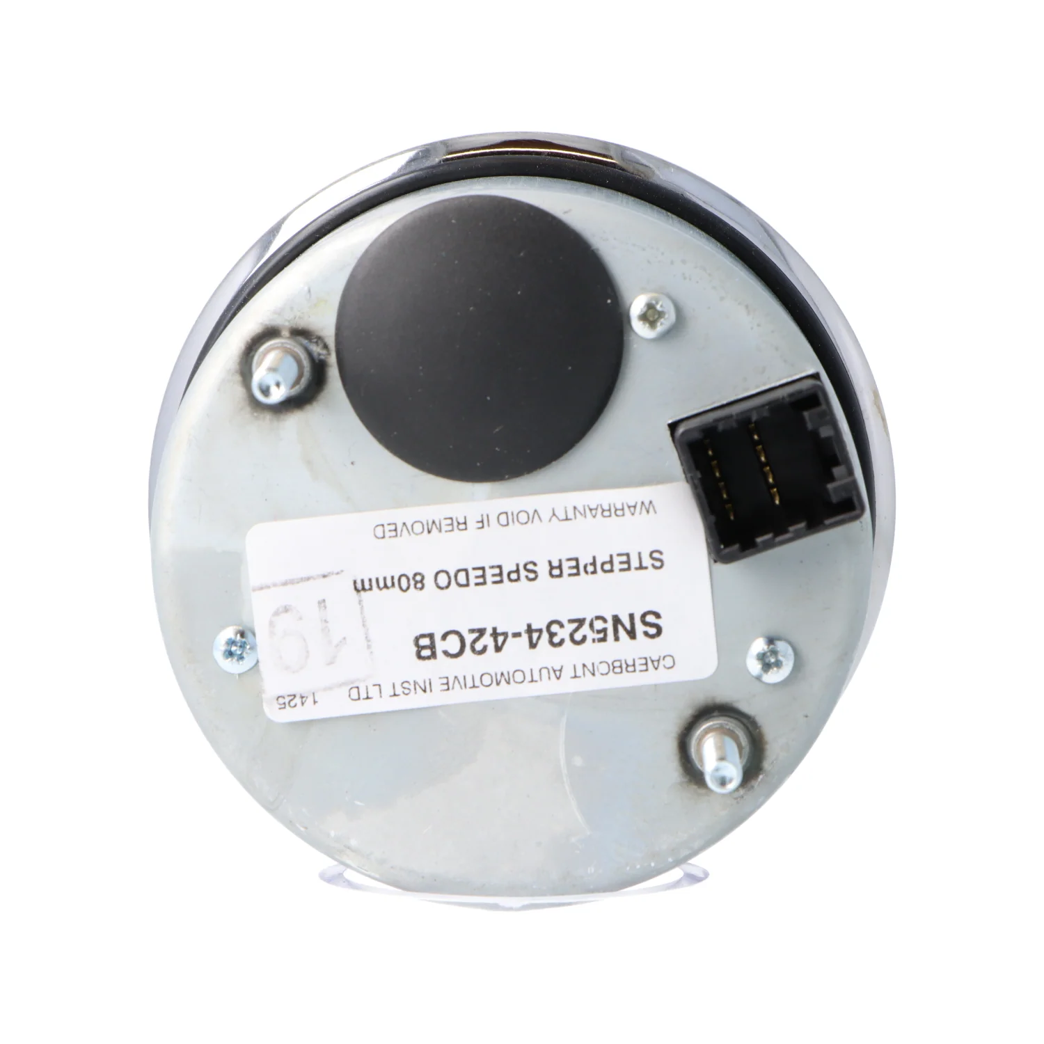Smiths Classic Magnolia 80mm 140MPH Speedometer – 1/2 Round Chrome Bezel - 12V - Image 3