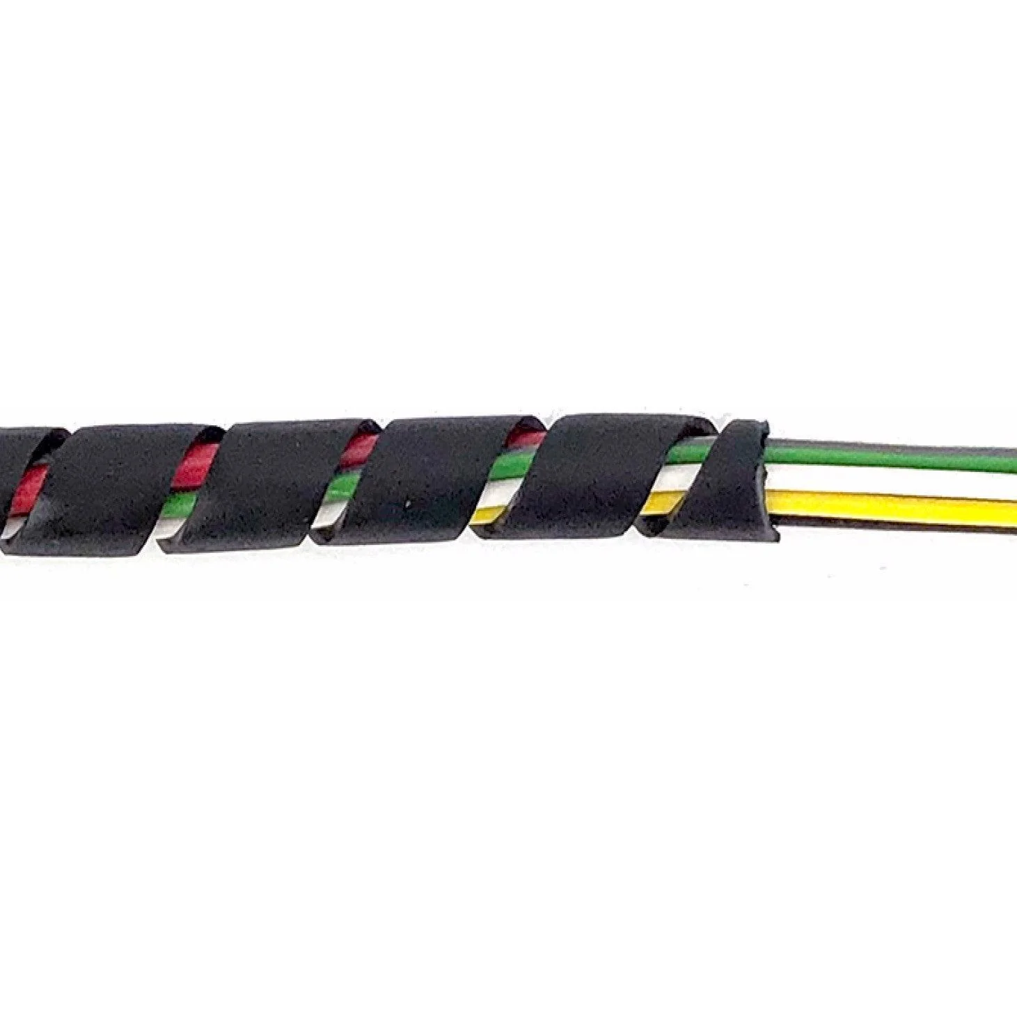 Black Spirap Cable Binding Medium For 5-20mm Per Metre