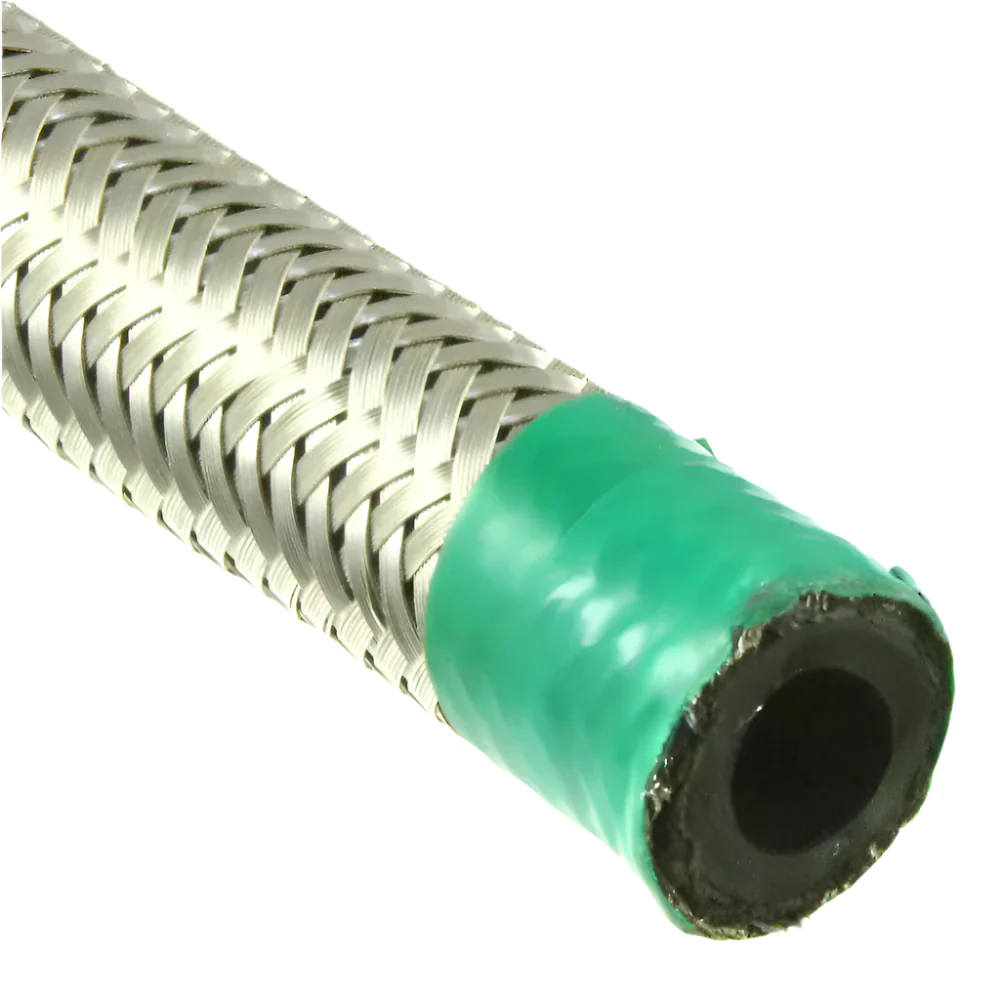 Stainless Steel Braided Fuel Hose 10mm Per Metre
