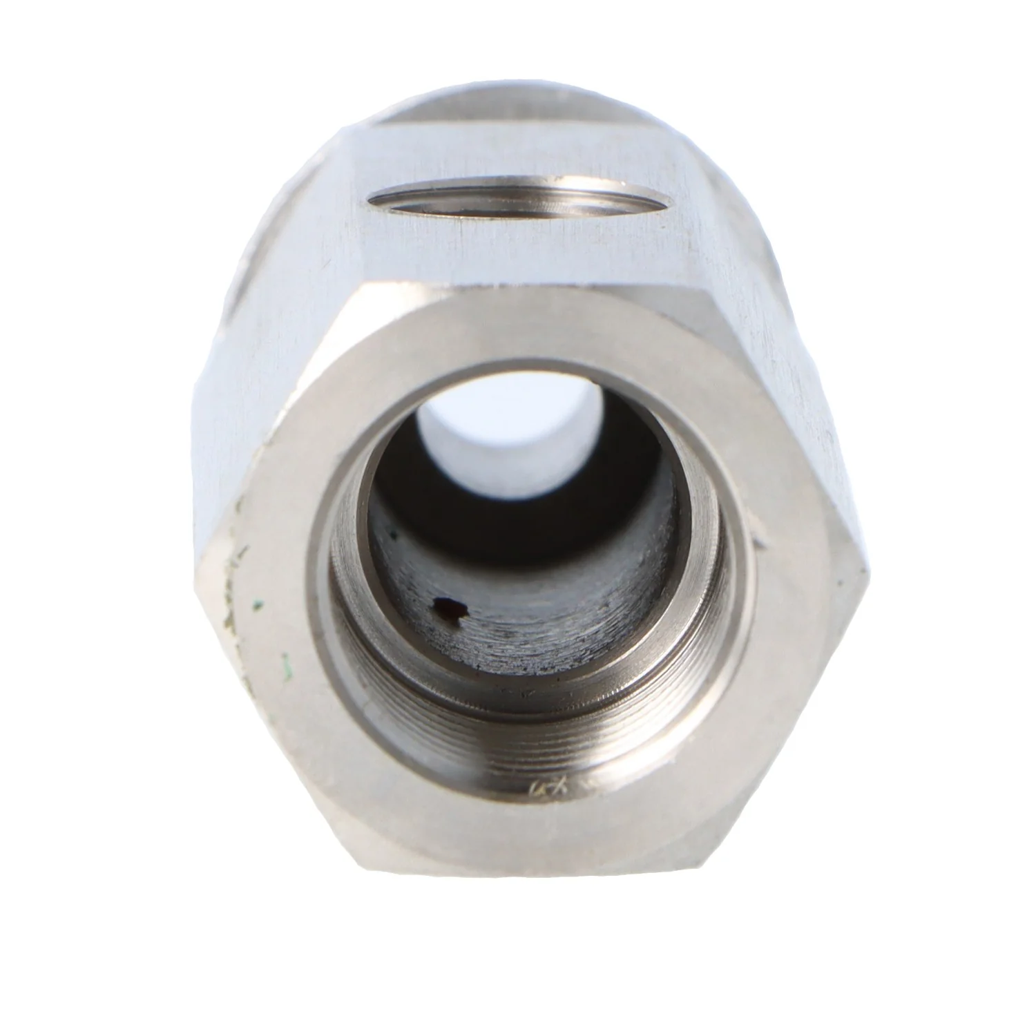 Stainless Steel Oil Pressure T Piece M14 x 1.5 Male and Female 1/8" NPT in the side - Image 4