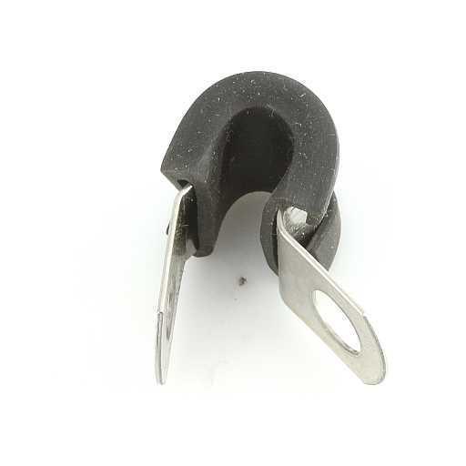 Stainless Steel  Rubber Lined P-Clips Pack of 5 - 8 Sizes - Image 4