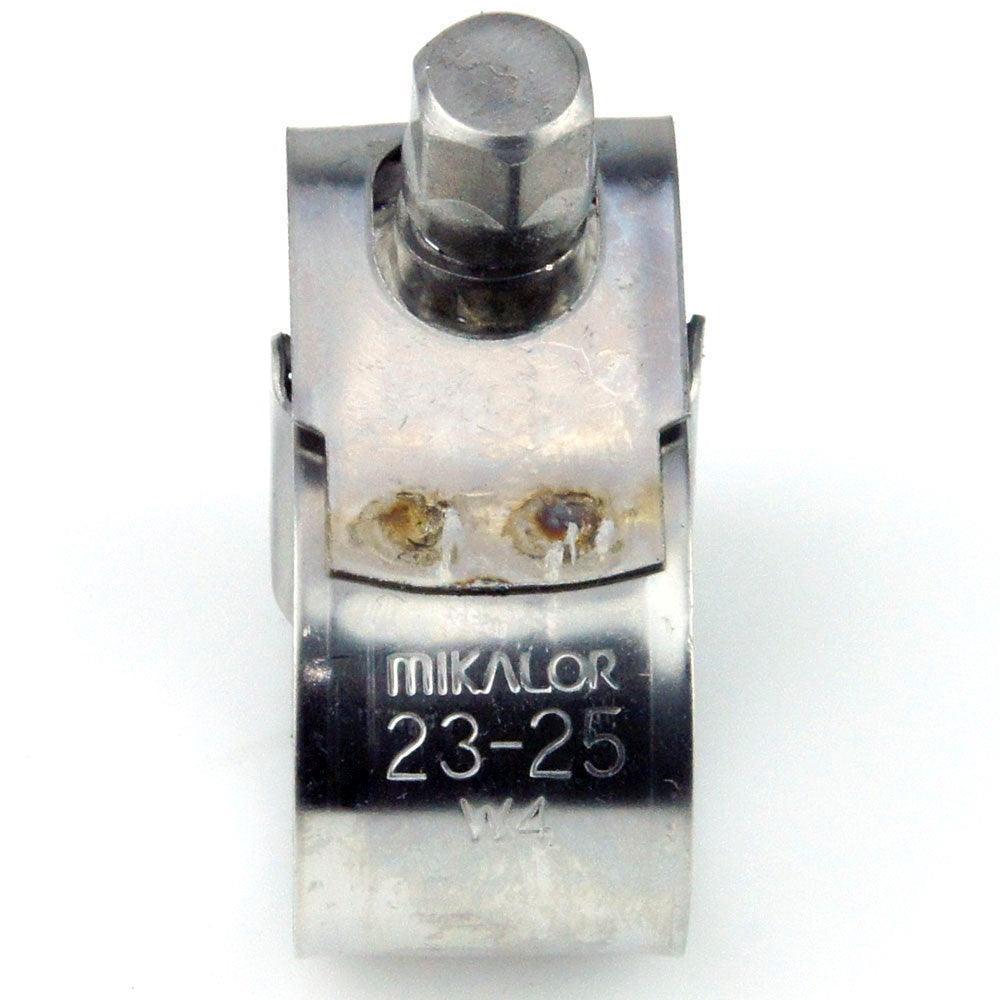 Stainless Wide Band Mikalor Clamp 23 - 25mm - Image 2