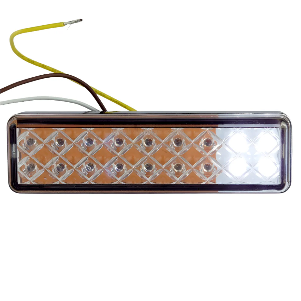 Surface Mount LED Compact Rectangular Front Marker/Indicator 133mm - Image 4