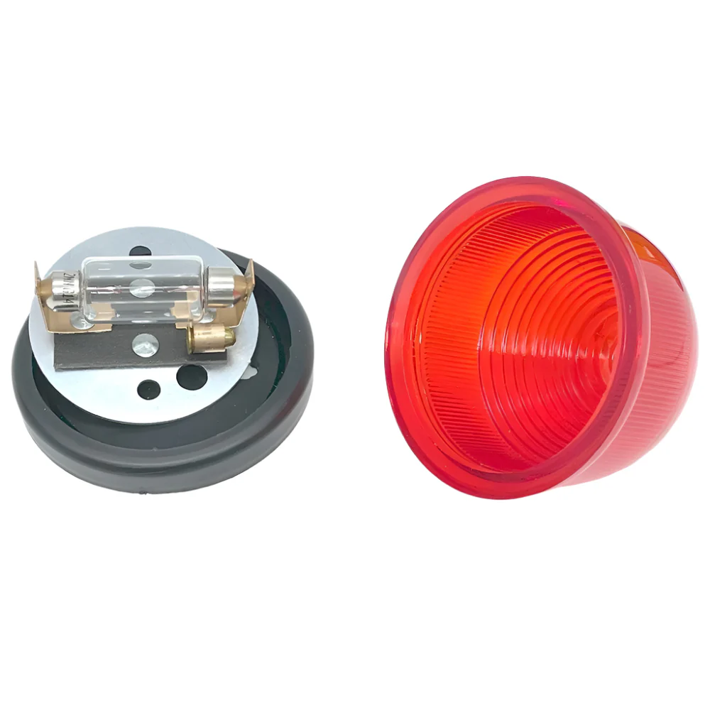 63mm Surface Mount Red Lights Pair - Image 2