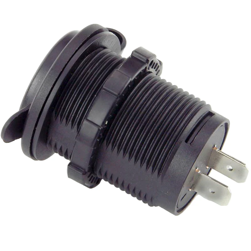 illuminated Twin USB Charger Socket Black - Image 3
