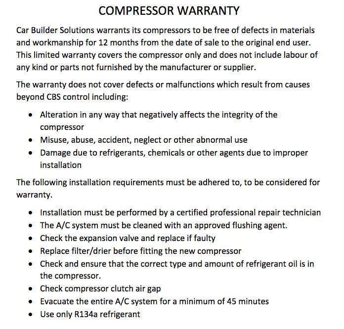 Universal Air Conditioning Compressor Double 'A' Drive belt and side unions - Image 3