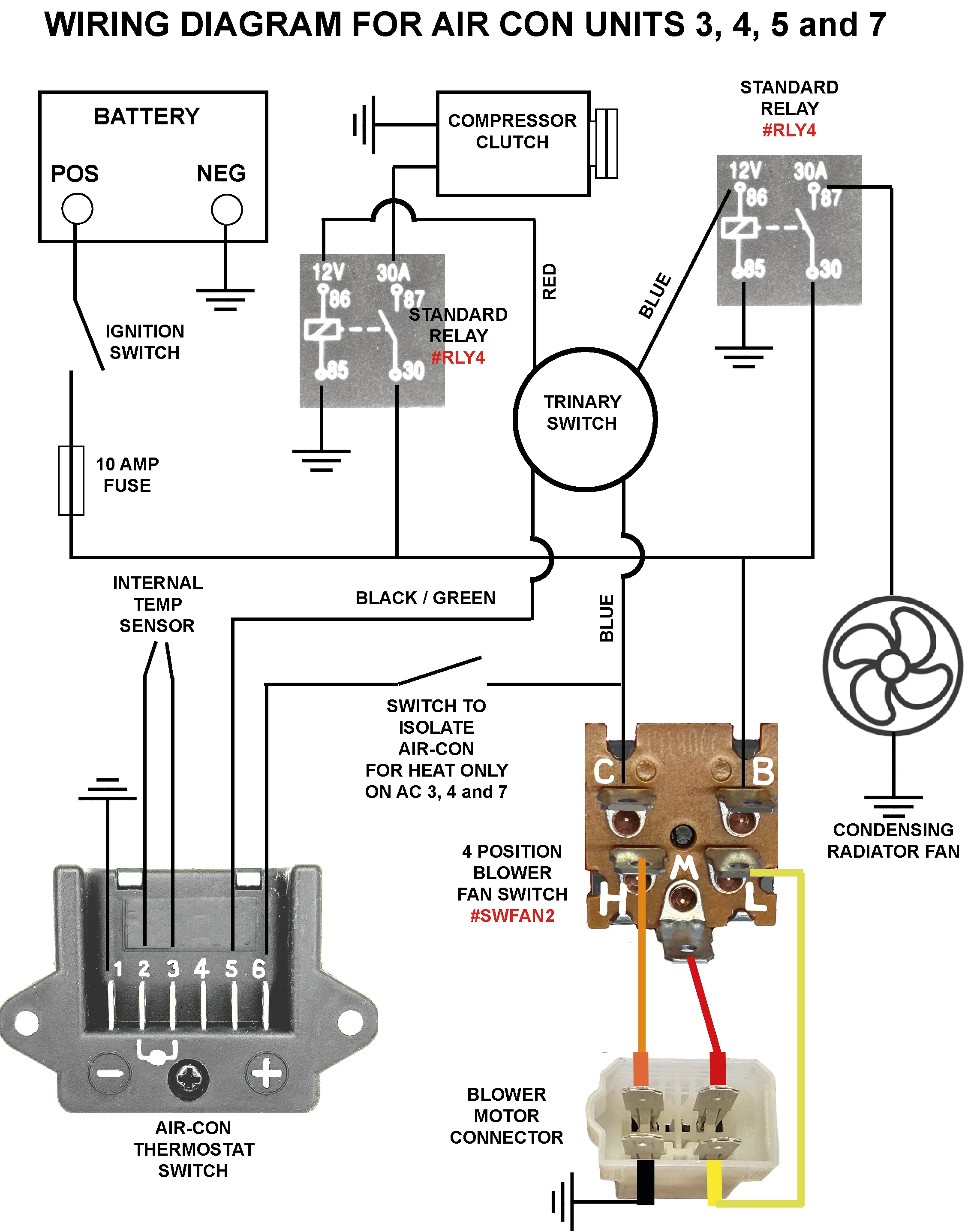 Universal Compact Air Conditioning & Heater Kit 368mm - Image 15