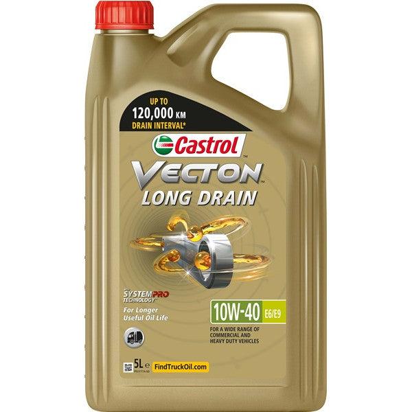 CASTROL Vecton Long Drain 10W-40 E6/E9 Engine Oil - 5L