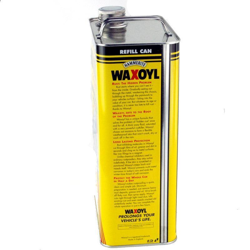 Hammerite Waxoyl Rustproofer 5 Litre Clear - Image 2