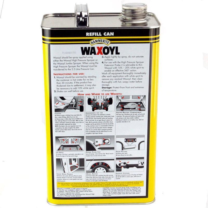 Hammerite Waxoyl Rustproofer 5 Litre Clear - Image 4