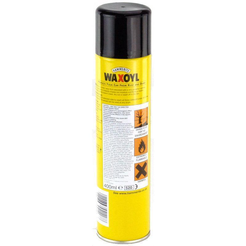 Hammerite Waxoyl Rustproofer Aerosol Clear 400ml - Image 2