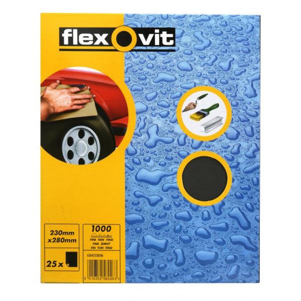 Wet & Dry Abrasive Paper and Sandpaper Sheets (Pack of 25)