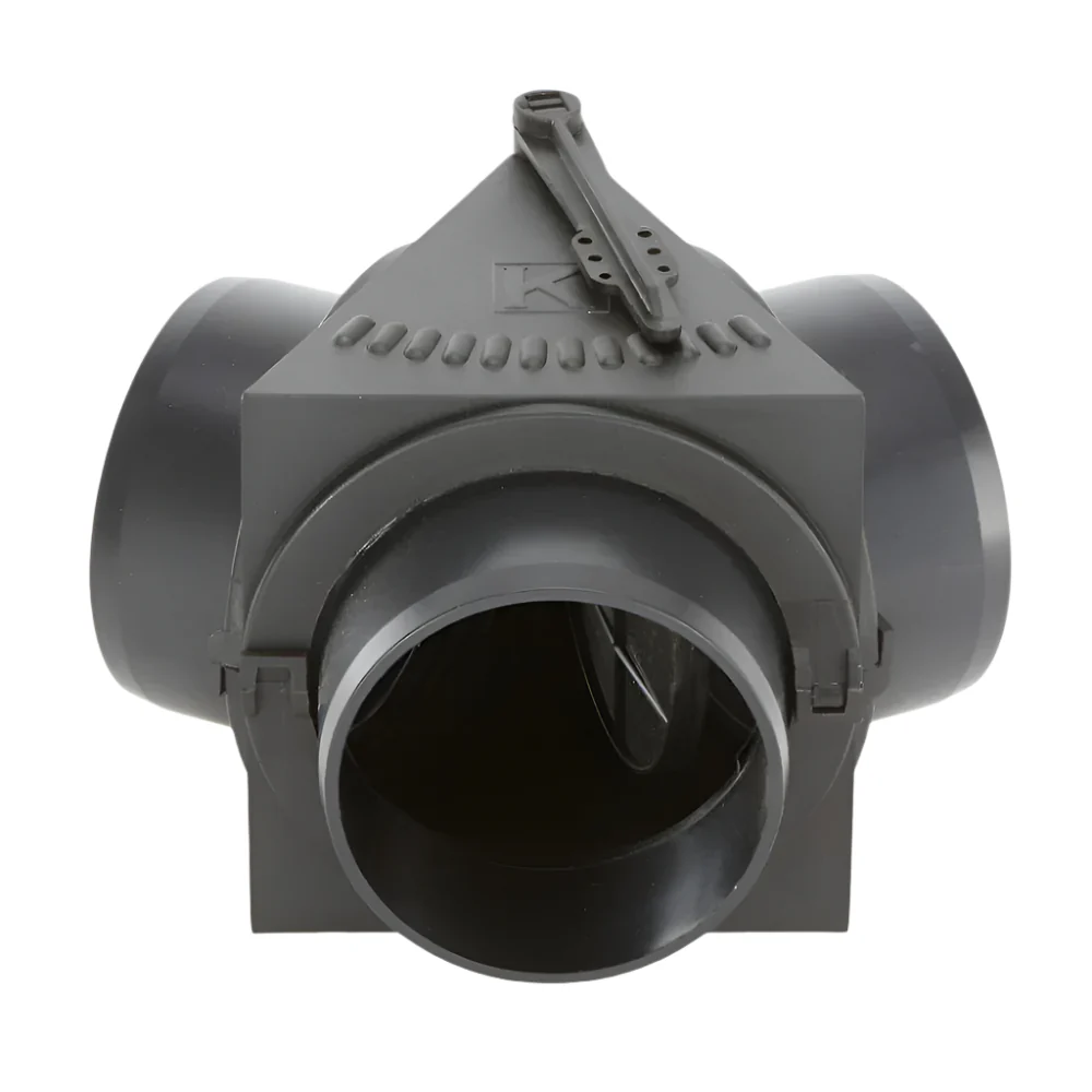 Y Splitter Vent With Butterfly 3 x 60mm Outlets
